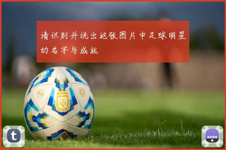 请识别并说出这张图片中足球明星的名字与成就