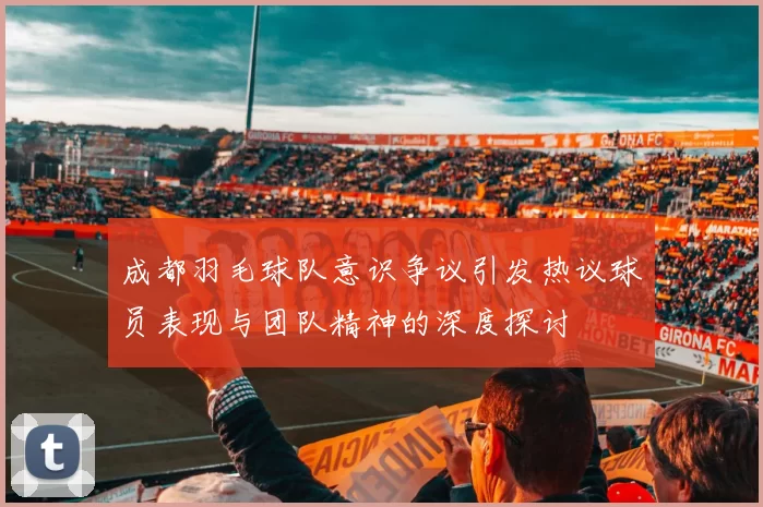 成都羽毛球队意识争议引发热议球员表现与团队精神的深度探讨