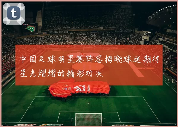 中国足球明星赛阵容揭晓球迷期待星光熠熠的精彩对决