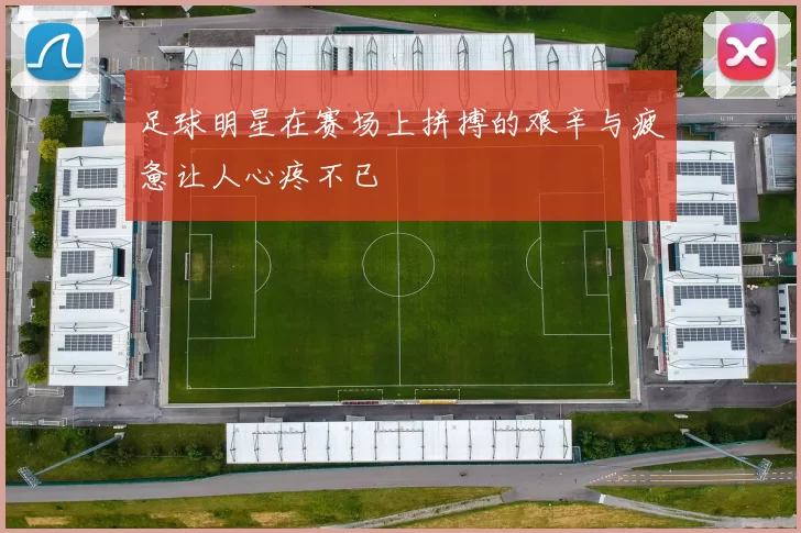 足球明星在赛场上拼搏的艰辛与疲惫让人心疼不已